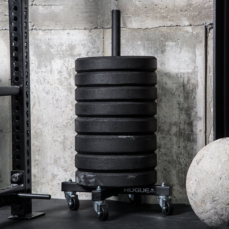 Bumper plate deals storage wheels